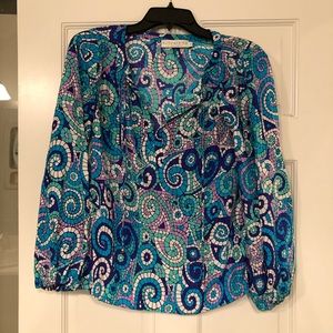 Alice & Trixie Patterned Silk Blouse